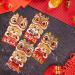Milageto 4Pcs New Year Red Envelopes Hong Bao Hongbao Lucky Envelopes New Year Gifts Red Packets Dragon Red Envelopes for Graduation A Style A - Buy Online on GoSupps.com
