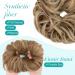 Synthetic Curly Hair Scrunchie Bun Extension - Light Brown to Ash Blonde - Buy Online on GoSupps.com