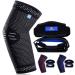 ABYON Professional Medical Grade Elbow Brace Compression Sleeve (1pcs)+Tennis Elbow Brace (2pcs),Elbow Support Gear for Sports or Daily Use to Reduce Elbow Pain and Tendonitis | Tennis Elbow | Golfer's Elbow | Arthritis for Men and Women Medium Black