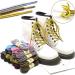 DELELE 2 Pair Round Boot Laces 55 Inch - Dark Brown Coffee - Buy Online on GoSupps.com