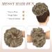 Fine Hair Parts with Rubber Band | Large Dutt Hair Tie & Extensions for Women | Caramel Brown & Ash Blonde - 55g - Buy Online on GoSupps.com