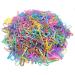 Haobase 1000 pieces hair ties mini elastic hair ties bands (multi-colored 1) transparent