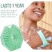 Silicone Body Brush - Gentle Bathing & Shower Brush for Men & Women | Soft Bristles & Peeling - Green - Buy Online on GoSupps.com