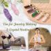 Top Plaza 10pcs Opal Healing Crystals Bulk Set - Tumbled & Polished Hexagonal Gemstone Points for Reiki, Balancing, Meditation - Buy Online on GoSupps.com