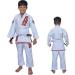 Twister Kids Jiu Jitsu Gi | Ultra Light Fabric Youth BJJ Gi with Free White Belt | C3 White/Red - Buy Online on GoSupps.com