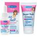 De La Cruz Gas Drops for Babies and Baby Diaper Rash Cream Bundle
