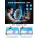 Buy Lanomi Blue Light Filter Reading Glasses - Anti-Blue Light Half Frame Computer Glasses for Men & Women - Red 2.0 Diopters - Buy Online on GoSupps.com