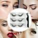Dtaigou No Glue Lashes | 3 Pairs Stick Lashes Stick On Eyelashes False Eyelashes Natural Look Soft And Natural Look Lashes With Tweezers - Buy Online on GoSupps.com