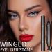 Erinde Winged Eyeliner Stamps Set - 4PCS Cat Eye Face Stamp Pen - Waterproof Smudge-Proof Liquid Eyeliners in Black, Brown, Purple & Blue - Buy Online on GoSupps.com