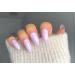TEN NAILS 24pcs Stiletto False Nails Almond Fake Nails Acrylic Long Tips 12 Sizes with Glue (Lilac) - Buy Online on GoSupps.com