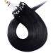16" Micro Loop Human Hair Extensions 100 Strands #1 Jet Black (50g) - Buy Online on GoSupps.com