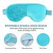 Reusable Gel Eye Mask for Puffiness/Dark Circles/Headaches/ Stress Relief - Hot/Cold Therapy for Eyes - 2PCS Blue Gel Bead Eye Mask - Buy Online on GoSupps.com