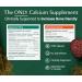 AlgaeCal Bone Builder Pack - Organic Red Algae Calcium Supplement For Women. With 16 Bone Strength Nutrients. Clinically Supported to Increase Bone Density Within 6 Months Guaranteed! - 3 Month Supply 180 count (Pack of 3) - Buy Online on GoSupps.com