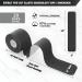 EVERLIT Pre-Cut Elastic Cotton Kinesiology Tape 20 Strips - Black - Buy Online on GoSupps.com