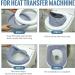 Soft Washable Toilet Seat Cover Pads - 8 Pieces, Elongated, Stretchable, Easy Installation - Bathroom Decorations in 8 Colors - Buy Online on GoSupps.com