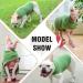 Caracaleap Soft & Warm Dog Sweater - Cozy T-Shirt for Small Dogs & Cats - Winter/Spring Fuzzy Coat in Green - Buy Online on GoSupps.com