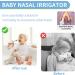 Buy Aufisi Nasal Syringe for Babies - 2 Reusable 10ml Nasal Douche Set with Silicone Tip | Safe & Comfortable Nasal Rinsing - Buy Online on GoSupps.com