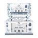 HEROLIFE Large Flushable Baby Wipes, Plant-Based Formula, Biodegradable, Hypoallergenic & Fragrance-Free, formulated with 99% water and plant-derived ingredients, Septic & Sewer safe, Large size eco-friendly wipes 40% larg