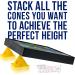 U.S. Art Supply Yellow Cone Canvas & Cabinet Door Risers - Pack of 50 | Acrylic & Epoxy Pouring Paint Support Stands - Buy Online on GoSupps.com
