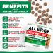 Allergy Support Chews for Dogs - Rich in Colostrum Salmon Oil Turmeric - Vet Crafted Formula - Made in USA - Buy Online on GoSupps.com