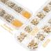 2630Pcs Champagne Gold Nail Rhinestones Set with Tweezer & Wax Pen - Crystal Flatback Gems for Nail, Face, Eye Makeup & DIY Crafts - Buy Online on GoSupps.com