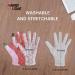 Buy 12 Pairs Premium 100% Cotton Gloves - Ideal for Dry Hands & Eczema | Reusable Overnight Lotion Spa Treatment | Floral Pattern | Men & Women - Buy Online on GoSupps.com