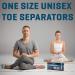 Universal Size 3 Pairs Toe Separators - Toe Spacers for Overlapping Toes, Bunions, and Tightness Relief - Blue - Buy Online on GoSupps.com