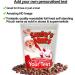 Personalised Bag Of Santa's Nuts Delicious Milk Chocolate Covered Peanuts for Fun Xmas Christmas gift Joke - Buy Online on GoSupps.com