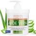 Advanced Clinicals Aloe Vera Lotion Sun Burn Recovery Cream | After Sun Body Lotion W/ Vitamin C + Hyaluronic Acid | Sun Damaged Skin Repair Moisturizing Cream | Skin Care Products Large 16 Oz 16 Ounce (Pack of 1) Aloe Vera Body Cream