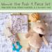 Kids Preferred Classic Pooh 4-Piece Set with Stuffed Animal Toy - Teether, Squeaker, Crinkle Square | 9 Baby Winnie The Pooh & Friends Original Version - Buy Online on GoSupps.com