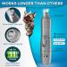 Rechargeable LED Dog Nail Grinder for Large, Medium & Small Dogs - Professional Pet Grooming Tool for Quiet & Gentle Trimming - Cat Nail Trimmer Included - Gray - Buy Online on GoSupps.com