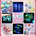 Eleanore's Diary Glow in The Dark Chunky Glitter Set - 12 Colors for Makeup, Resin, Nail Art, Body, Face & Party Decor - Buy Online on GoSupps.com