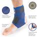 Neo-G Adjustable Compression Ankle Support Brace for Sprained Ankles, Ligament Damage, Arthritis - Neoprene Ankle Brace Strap for Weak Ankles - Buy Online on GoSupps.com