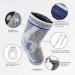 Medical Grade Professional Knee Brace Compression Sleeve - Meniscus Tear, Arthritis & Joint Pain Relief - N2/Grey 3XL - Buy Online on GoSupps.com