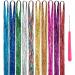 FAONIE 44 Hair Tinsel Kit With Tool 2600 Strands 10 colors Shiny Sparkle Fairy Hair Streaks Bling Hairpieces Glitter Tinsel Hair Extensions (2600 Strands)