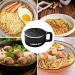 CENMOO Noodle Bowl Ramen Bowl 1200ml Ramen Kitchen Noodle Bowl with Lid Ram Bowl with Handle for Microwave Portable Soup Bowl Lunch Box for - Buy Online on GoSupps.com