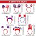 Fovths 8pc Patriotic Head Bopper Set | 4th of July & Veterans Day Headbands - Buy Online on GoSupps.com