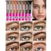 Clear Eyebrow Setting Gel Kit- 2 Pcs Transparent Brow Fix Glue Waterproof and Sweat-Proof Eyebrow Repair Liquid Brows Styling Gel Long Lasting Eye Brow Makeup with 2 Brow Tool-Set 09 09 Clear - Buy Online on GoSupps.com