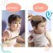 Baby Hair Brush and Comb Set for Newborn and Toddler - Wooden Brush with Soft Goat Bristles for Cradle Cap - Buy Online on GoSupps.com