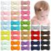 Baby Girls Snap Hair Clips Tiny Bow Non-Slip Hair Clips for Toddlers Fine Hair Mini Bow (40pcs)
