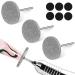 Jeffdad 3 pieces of nail miller bits professional nail miller bits electric foot file hard skin remover remove gel acrylic nail skin hard metal grinder milling cutter electrical nail file gel polishing 3.1 x 2 x 2 cm