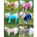 HuaLiSiJi Dog Pyjamas Cotton Pyjamas for Dogs Elastic and Take off Suitable for Small and Medium Dogs (Medium Red) M Red - Buy Online on GoSupps.com