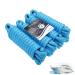 SearQing Dock Lines Marine Grade 4-Pack 1/2" x 15' Double Braid Nylon Mooring Ropes with 12" Eyelet for Kayak Pontoon Boats Working Load Limit: 960 lbs./Breaking Strength: 7 200 lbs 1/2" x 15' Blue