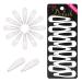 Dofash 12 pieces simple big hair snap clips 2inch/5cm snap hair clips - metal hair clips basic hair jewelry for children girls women (white)