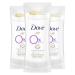 Dove Aluminum Free Deodorant for Women 24-Hour Odor Protection Coconut and Pink Jasmine White 2.6 Ounce (Pack of 3) & Body Wash with Pump Deep Moisture For Dry Skin Moisturizing Skin Cleanser - Buy Online on GoSupps.com
