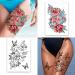Cerlaza Temporary Tattoos for Women - 45 Styles on 10 Sheets, Butterfly Flower Stickers, Long Lasting & Waterproof Fake Tattoos Kit - Buy Online on GoSupps.com