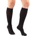 Truform Women's Fit Compression Socks - Rib Knit Pattern 15-20 mmHg Black Medium Pack of 2 - Best for Circulation & Comfort - Buy Online on GoSupps.com