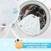 Little Dimsum Waterproof Long-Sleeved Baby Bib with Large Food Pocket - Blue Spaceship Design - Buy Online on GoSupps.com
