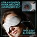 FLOWZOOM Comfortable Sleep Mask for Men & Women - Soft Eye Mask with Narrow Elastic Band in White-Grey | Ideal for Restful Sleep - Buy Online on GoSupps.com