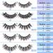 MAGEFY Faux Mink Eyelashes Variety Pack - 10 Pairs, 5 Styles | Natural to Dramatic Volume | 3D False Lashes with Brow Grooming Kit - Buy Online on GoSupps.com